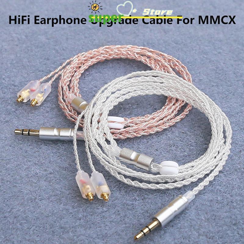 [MAKY] Cáp nâng cấp tai nghe HiFi MMCX 3.5mm 1.2m Cáp lõi mạ bạc cho IE200 / IE300 / IE600 / IE900 /