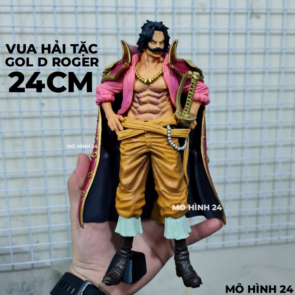 CÓ SẴN [24cm] Mô HÌNH nhân vật vua hải tặc Gol D Roger  KING OF ARTIST THE GOL.D.ROGER Gold ROger fi