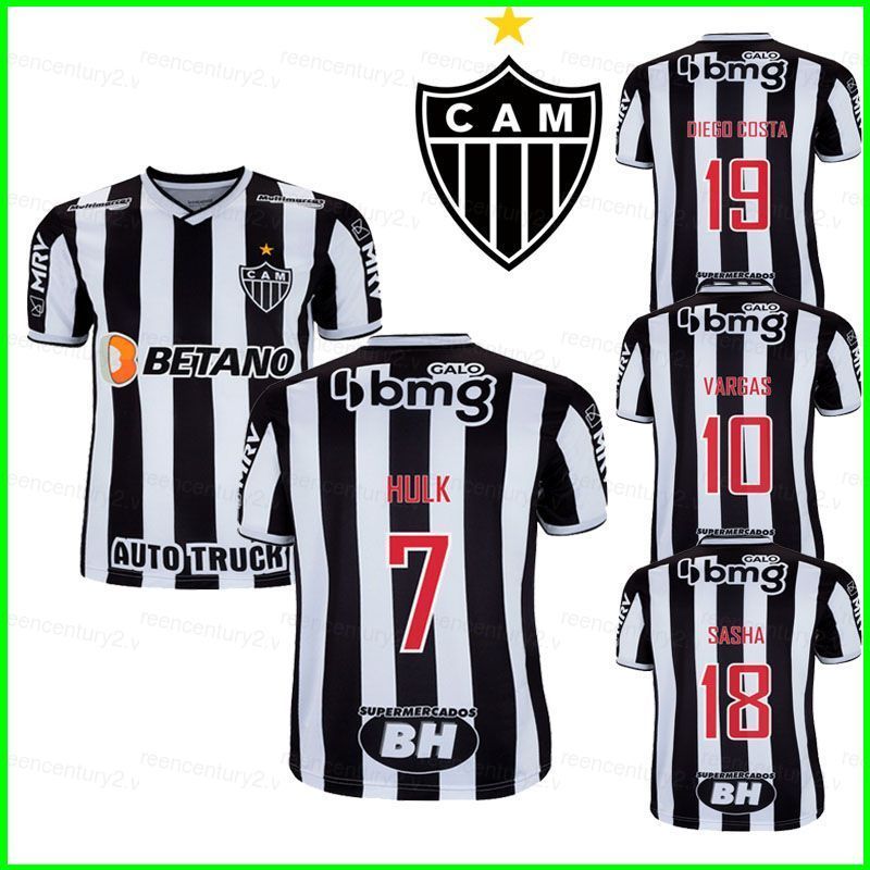 22 / 2021 Atletico Mineiro F.C. Trang chủ Áo bóng đá Áo thun Hulk Diego Cosia Sasha Vargas Áo bóng đ