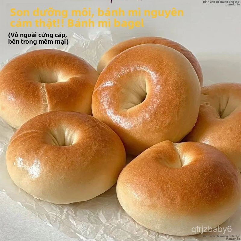 Bánh mì bagel nguyên cám không đường, không béo, thay bữa ăn kiêng, tốt sức khỏe