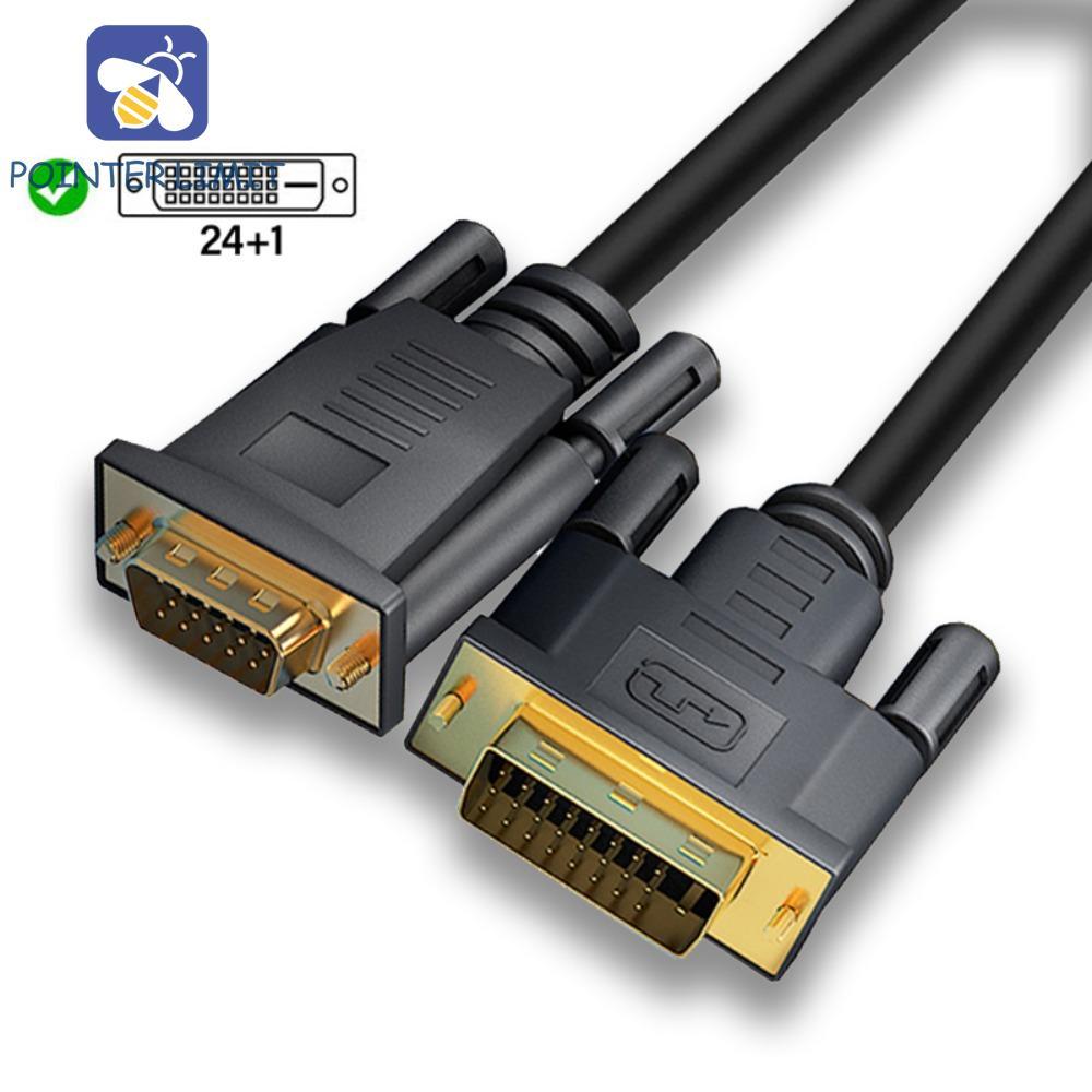POINTER LIMIT Dvi 24 + 1 Sang Vga Cable, DVI 24 + 1 15-pin VGA Dvi Sang VGA Cable Adapter, Video Con