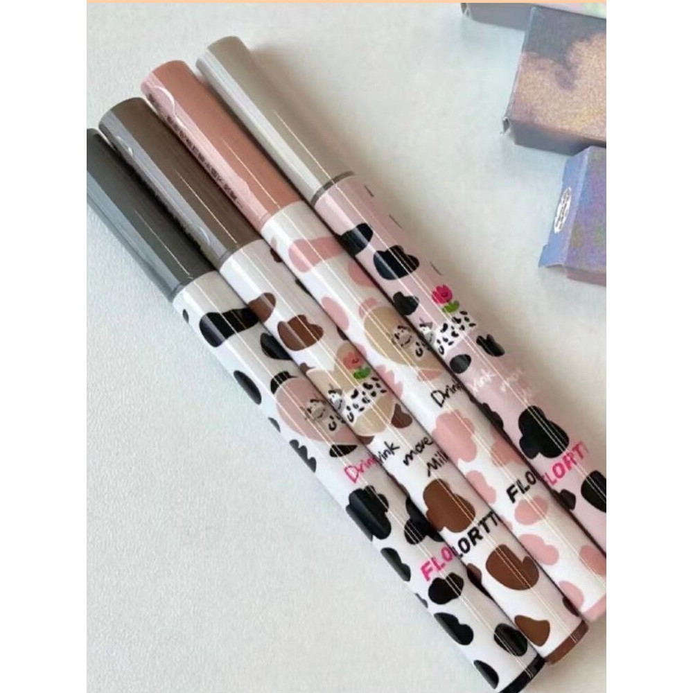 FLORTTE FLORTTE 04 Nằm Silkworm Pen Wow Plug Liquid Eyeliner Chống Thấm Nước Chống lem Siêu Mịn Lớn 