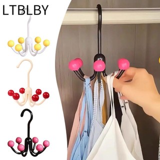 LTBLBY 360°Móc Xoay, Móc Treo Quần Áo Gia Đình Di Động Đa Năng, Di Động Xoay Được Với 6 Quả Bóng Dopamine Khăn Cà Vạt Giá Trưng Bày Áo Ngực Khăn Mũ Túi