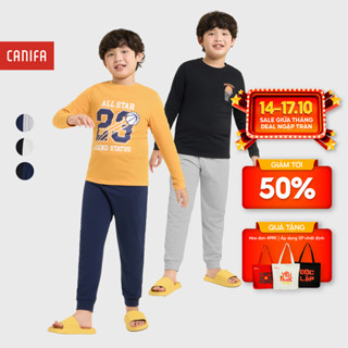 Combo 2 quần mặc nhà bé trai CANIFA quần dài cạp chun chất liệu mềm mại 2LA25W002