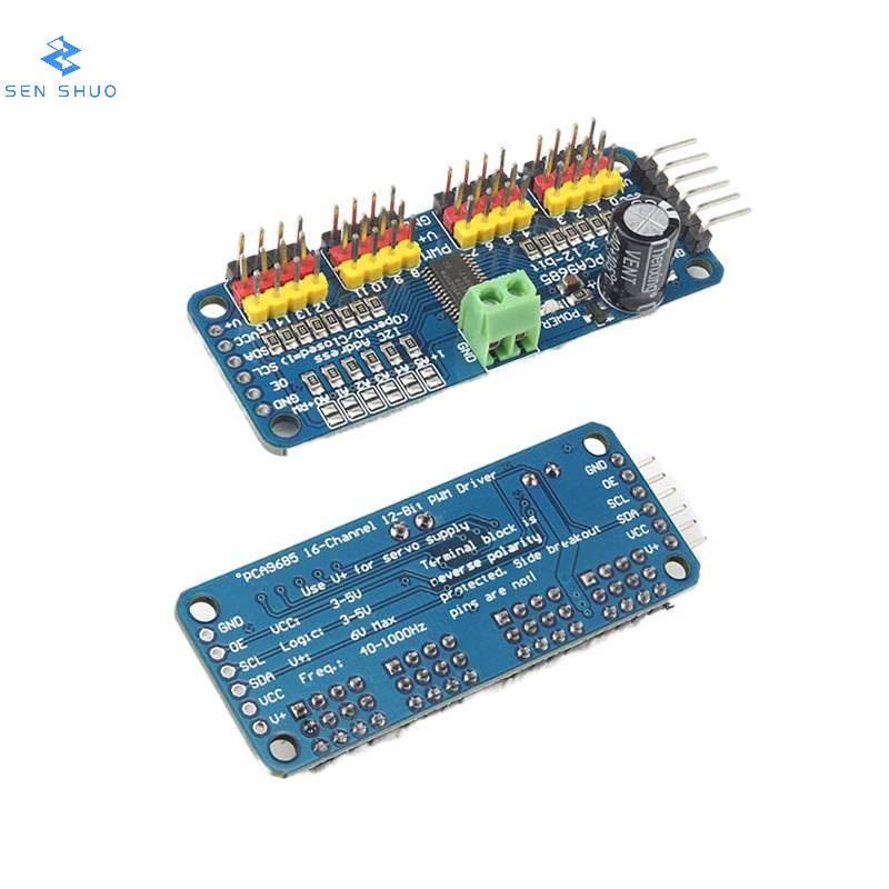 16ch PWM / servo / servo điều khiển bảng điều khiển Robot IIC PCA9685