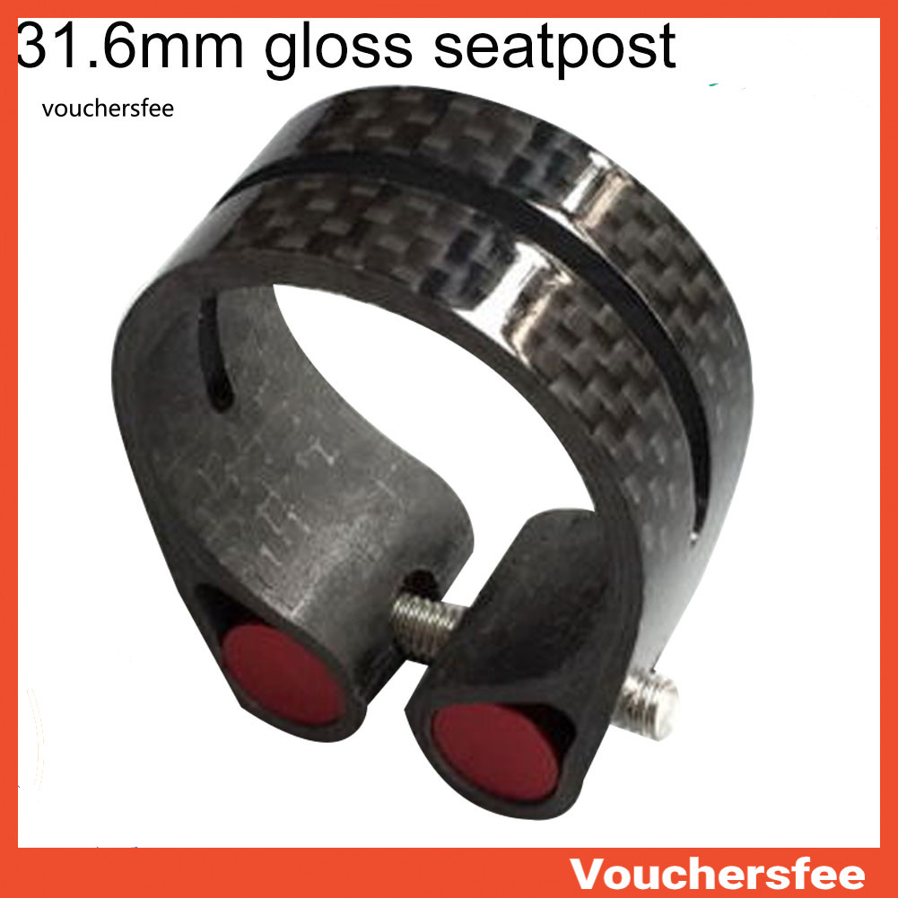 [VOU] Sợi Carbon 3K Đường MTB Xe Đạp Leo Núi Ghế Xe Đạp Bài Kẹp Seatpost Kẹp