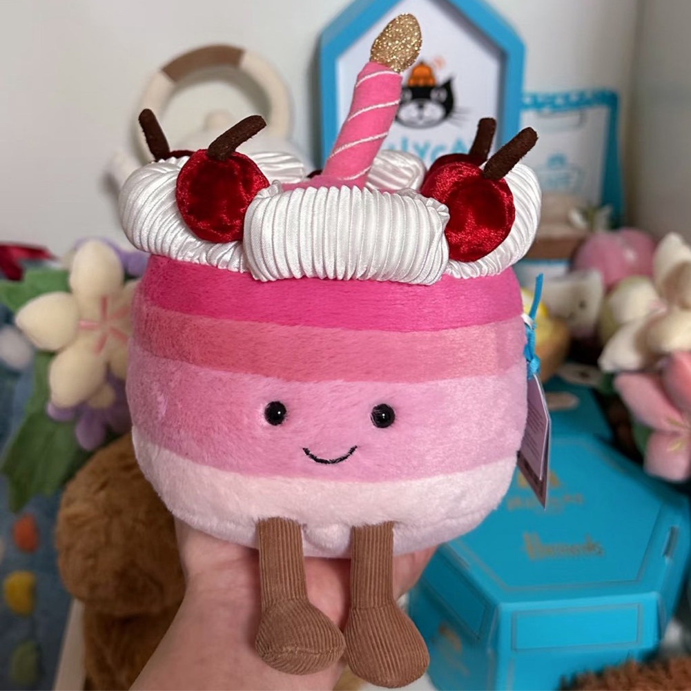 Bánh Harrods Chery dễ thương Đồ vui nhộn Bánh anh đào Nhồi bông Ý tưởng quà tuyệt vời