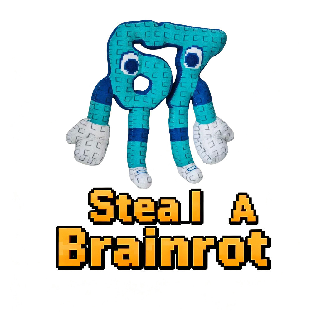 Steal a Brainrot Game Doll Cute No. 67 Plush Toy