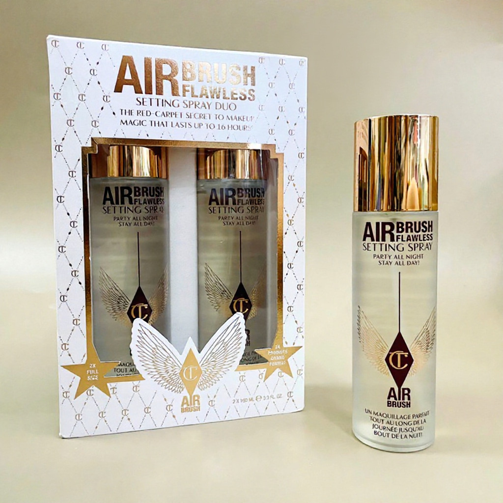Xịt khoá nền giữ lớp make up Charlotte Tilbury Airbrush Flawless Setting Spray - Lepit Cosmetic