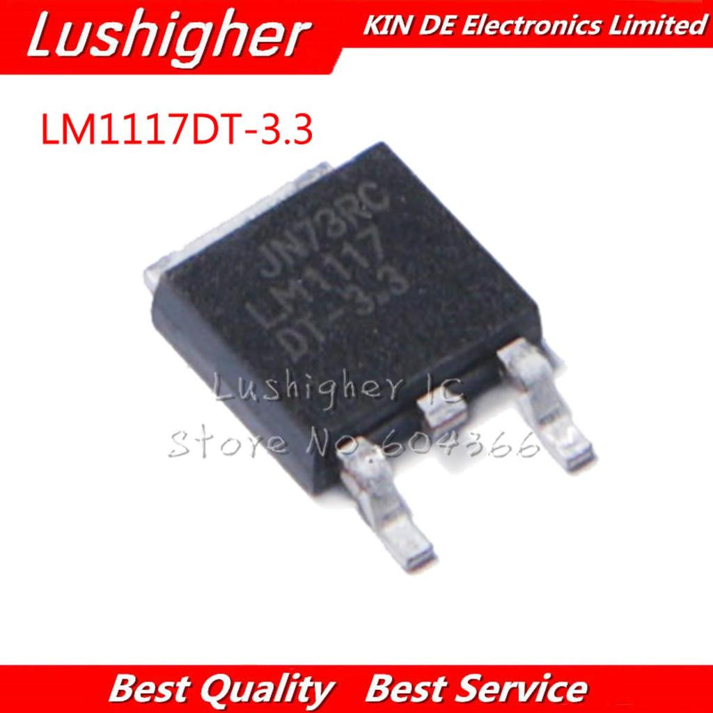 10 LM1117DT-3.3 TO252 LM1117-3.3 L1117-33 LM1117DT TO-252