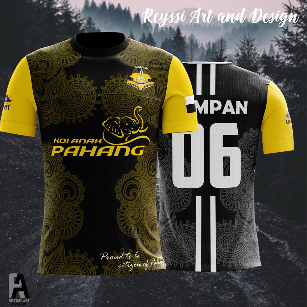 Áo thun thăng hoa Koi Anak Pahang Microfiber Jersey