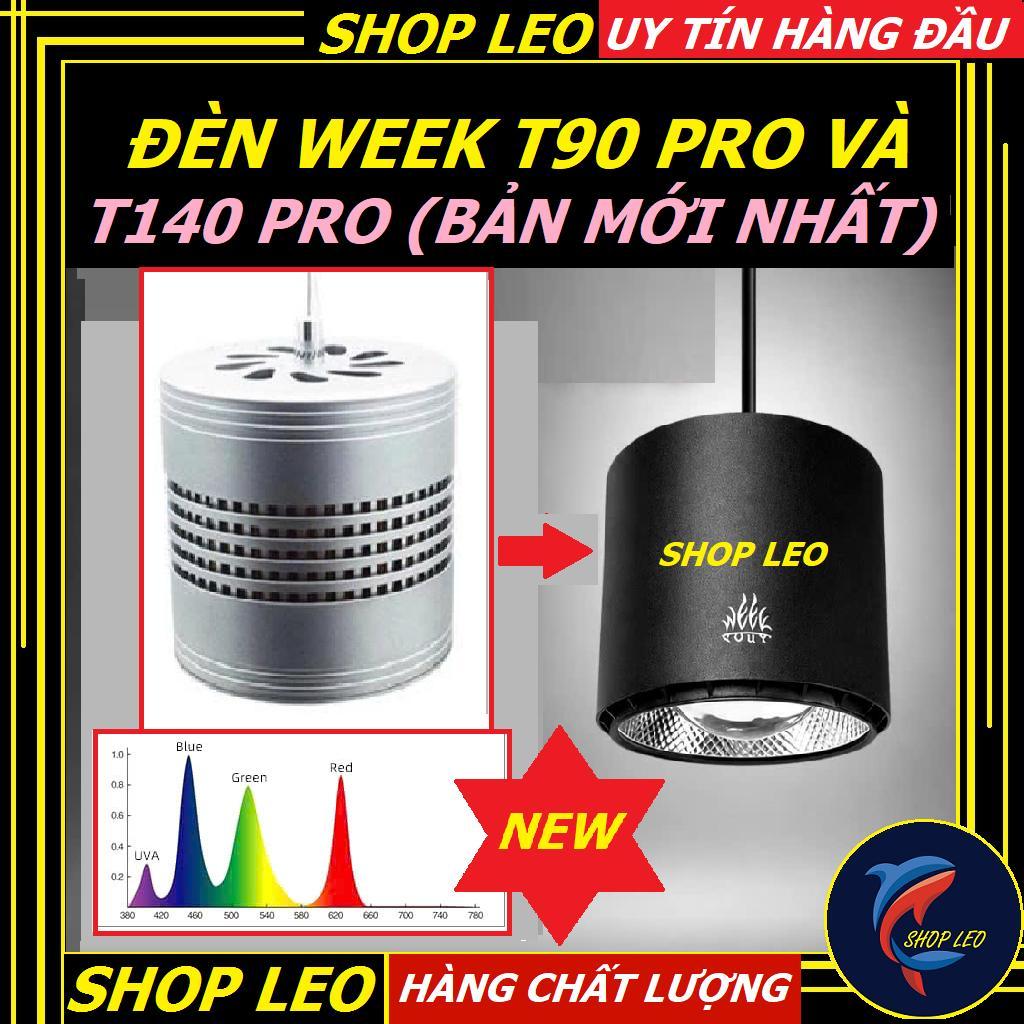 Đèn Week T90 Pro và T140 PRO (Chỉnh APP) - LED RGB-UV cao cấp - đèn week treo dạng LON - phụ kiện th