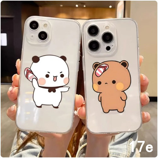Ốp Lưng Cho Iphone 17e 17 16 16e 15 14 13 12 11 Pro Max Cặp Đôi bubu Và dudu Case Hoạt Hình Dễ Thươn