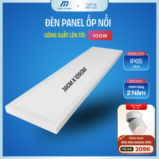[Ốp nổi] Đèn Panel 30X120CM Công Suất 50W 60W 80W 100W, ánh sáng trắng/ trung tính tán quang đều, chiếu sáng diện rộng