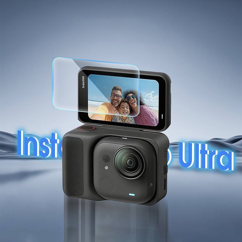 PeaceShells 2 Chiếc Kính Cường Lực Cho Insta360 GO Ultra Bảo Vệ Màn Hình HD Phim Bảo Vệ Cho Insta360
