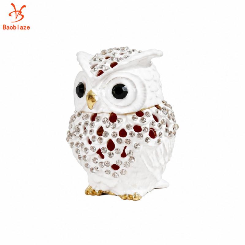Baoblaze Hộp Trang Sức Bejeweled Trrinket Hộp Trang Trí Trang Trí Trang Trí Cho Nữ, Bé Gái, Vanity, 