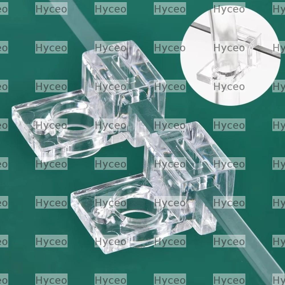 Giá đỡ hỗ trợ nắp bể cá HYCEO 1PC, trong suốt 4.5 / 5 / 5.5 / 6 / 8 / 10 / 12 / 15mm Giá đỡ kính bể 
