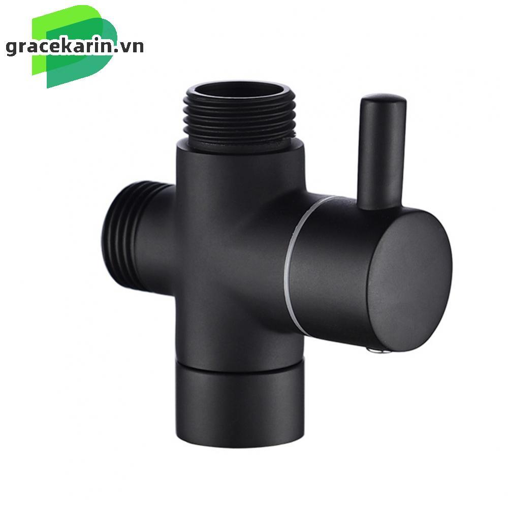 [GRCEKRIN-VN]3 Way Brass Diverter Valve Switch Water Flow 1/2 Turn Valve Fixed Sprinkler Head