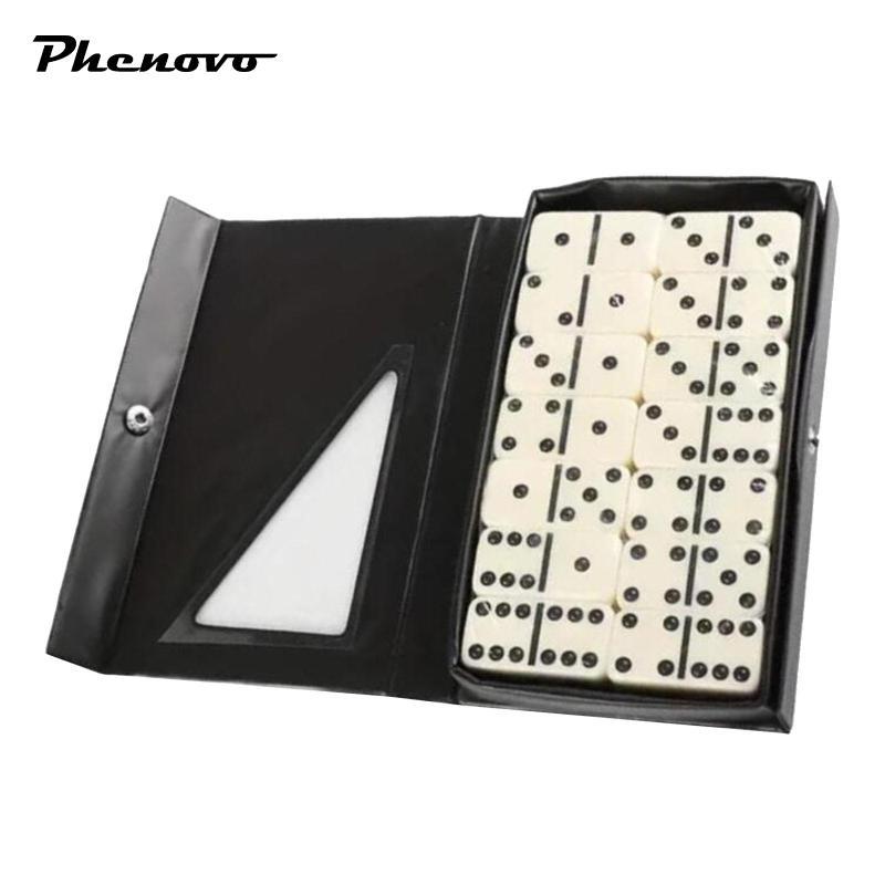 Double Six Domino Set Classic Board Game Đồ chơi truyền thống gia đình Vui nhộn và