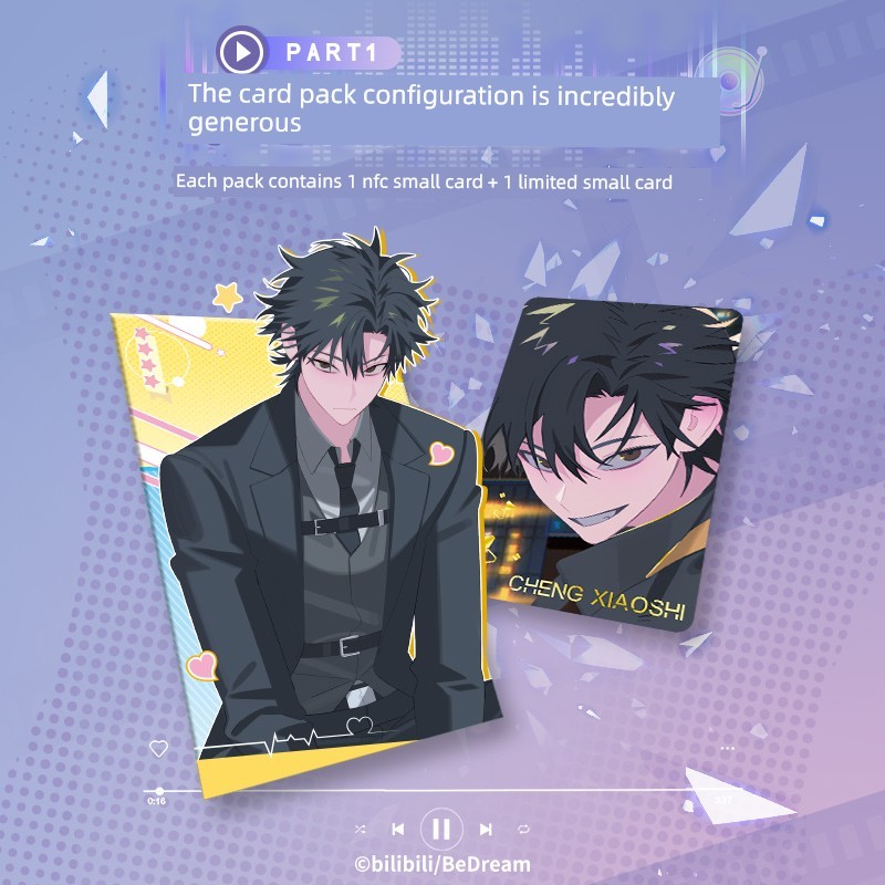 Jikashe Time Agent M.O.D Music LIVE Voice Collection Card Cheng Hour Land Light NFC Thẻ nhỏ