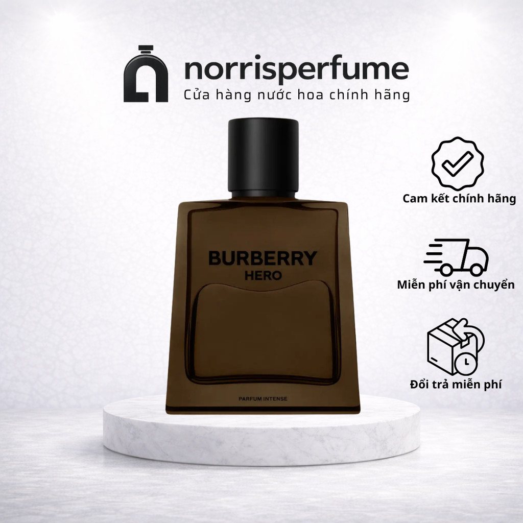 [Chính hãng] Nước Hoa Nam Burberry Hero Parfum Intense 2025 Fullsize – Mạnh Mẽ, Nam Tính & Cuốn Hút