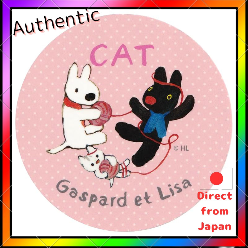 Waterproof Laminated Big Size Sticker for Car and Suitcase - Lisa and Gaspard Character Stylish and 