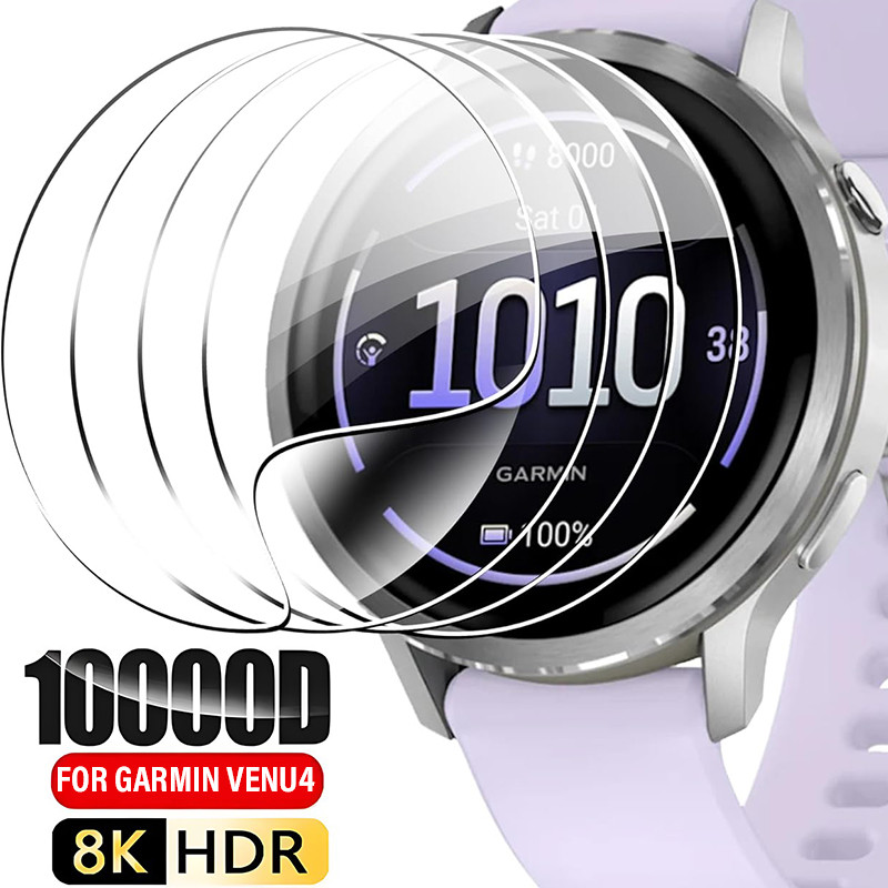 3 Chiếc Full Cover Hydrogel Film HD Clear Watch Bảo Vệ Màn Hình Cho Garmin Venu X1 SQ 2 4 3S 3 2S 2 
