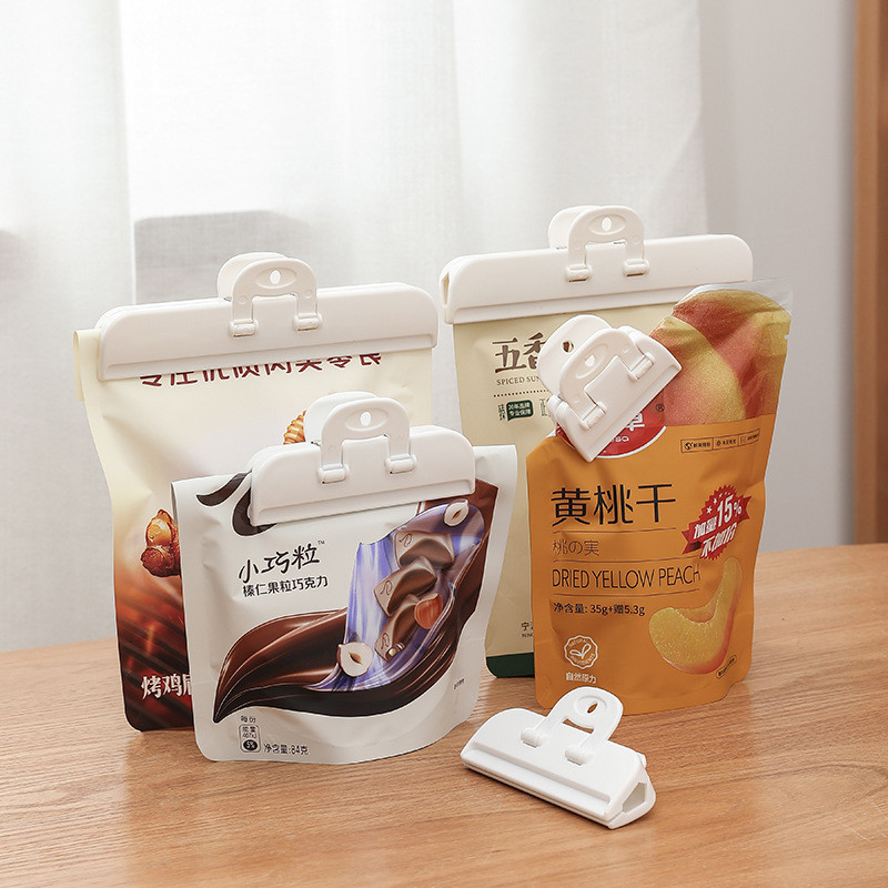 Preferred#Food sealing clip, Japanese sealed seasoning bag with hook, food-grade wall-mounted storag
