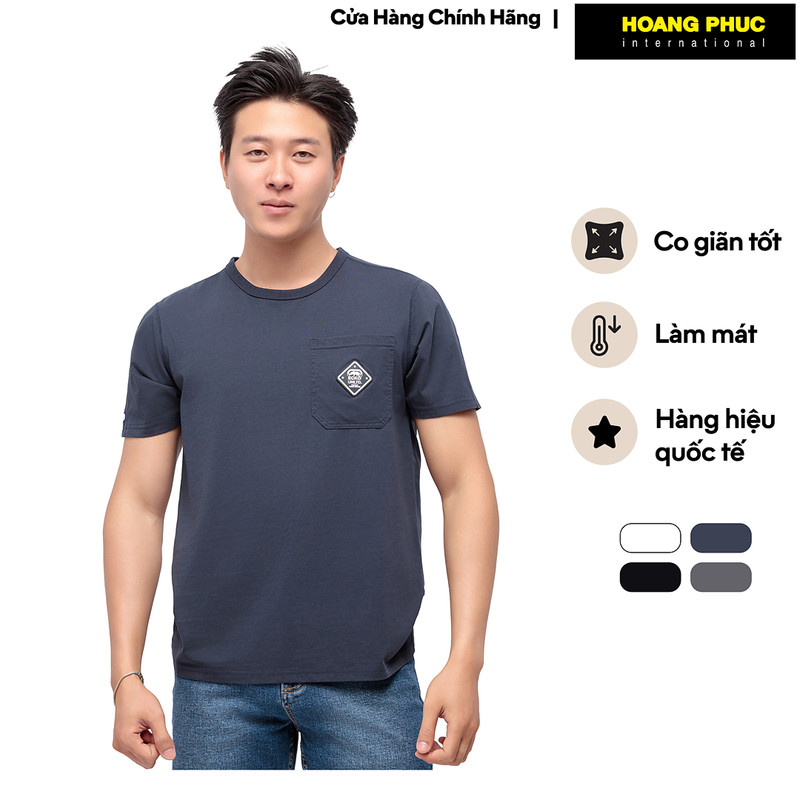 Áo Thun Tay Ngắn Nam ECKO UNLTD. Dáng Suông Cotton Pha Thoáng Mát Thấm Hút Nhiều Màu IF24-90101