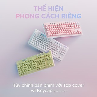 Bàn phím cơ gaming Logitech G715 TKL Aurora - Bluetooth & Lightspeed RGB 2 switch