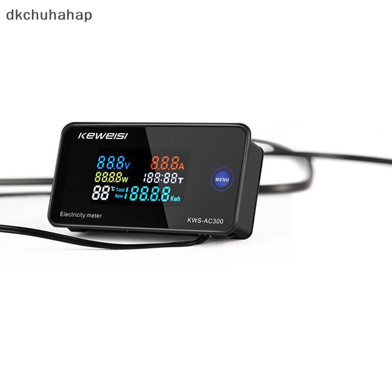 [DKC] Vôn kế AC kỹ thuật số KWS-AC300 50-300V 0-100A Công suất LED Công suất Wattmeter