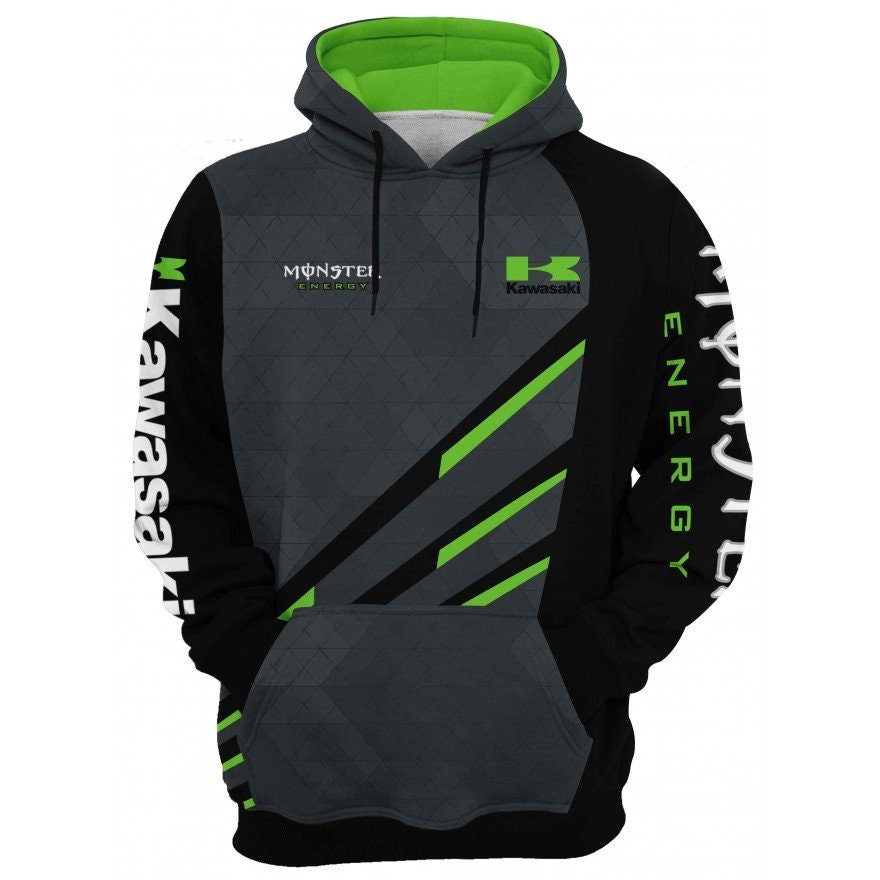 Áo Hoodie Kawasaki Racing