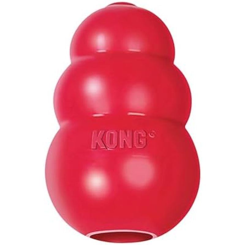 KONG Classic Stuffable Dog Toy - Fetch & Chew Toy for Dogs - Treat-Filling Capabilities & Erratic Bo