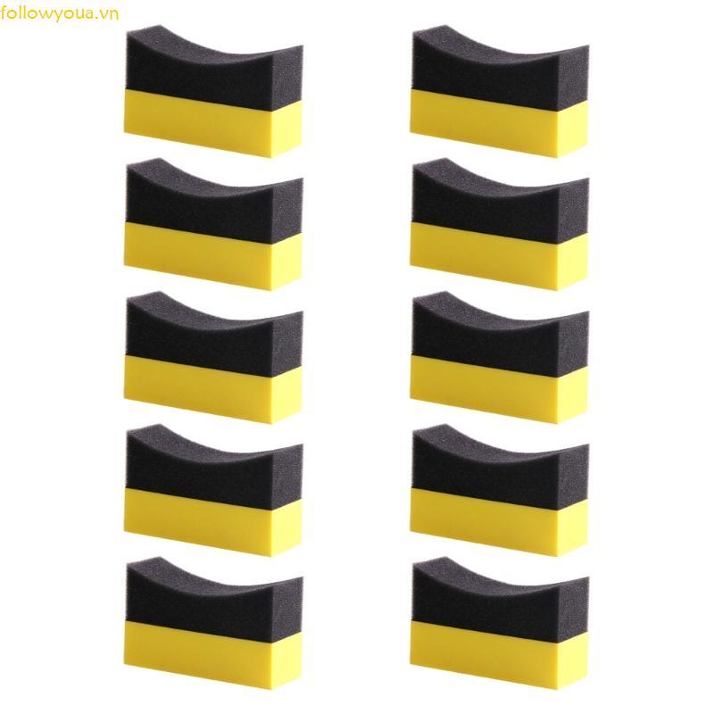 Fol Car Cares EVA Sponge Auto Wax Applicator Pad Car Detailing Hand Polishing Pad