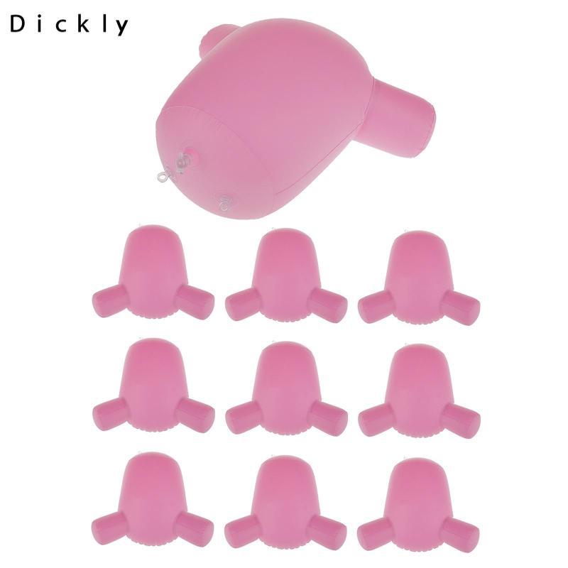 10x Mô hình mông bơm hơi Giá đỡ trưng bày tã PVC Chống mài mòn Thiết thực Tã bơm hơi Mô hình trưng b