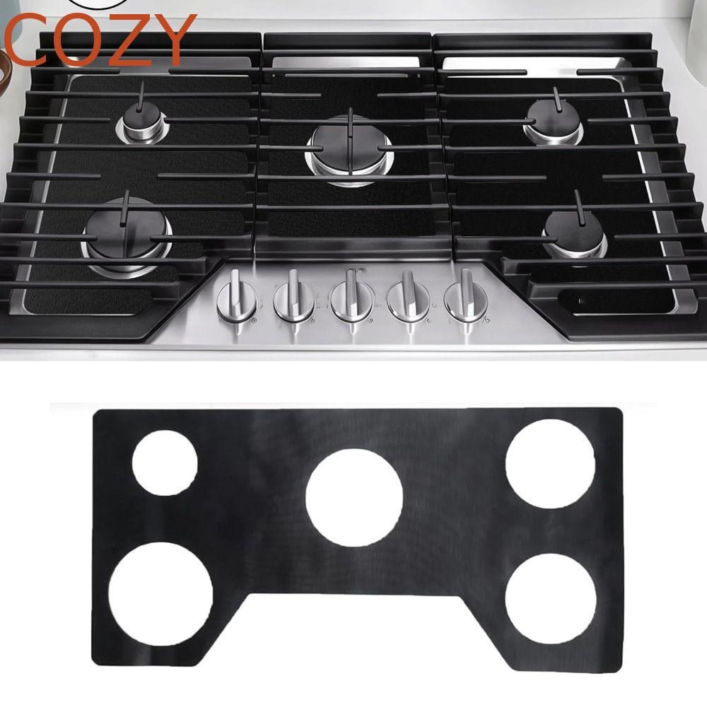 Thảm bảo vệ bếp gas bằng silicon COZY, Vỏ bếp gas chịu nhiệt chống dầu mỡ, Miếng đệm bếp gas chống d