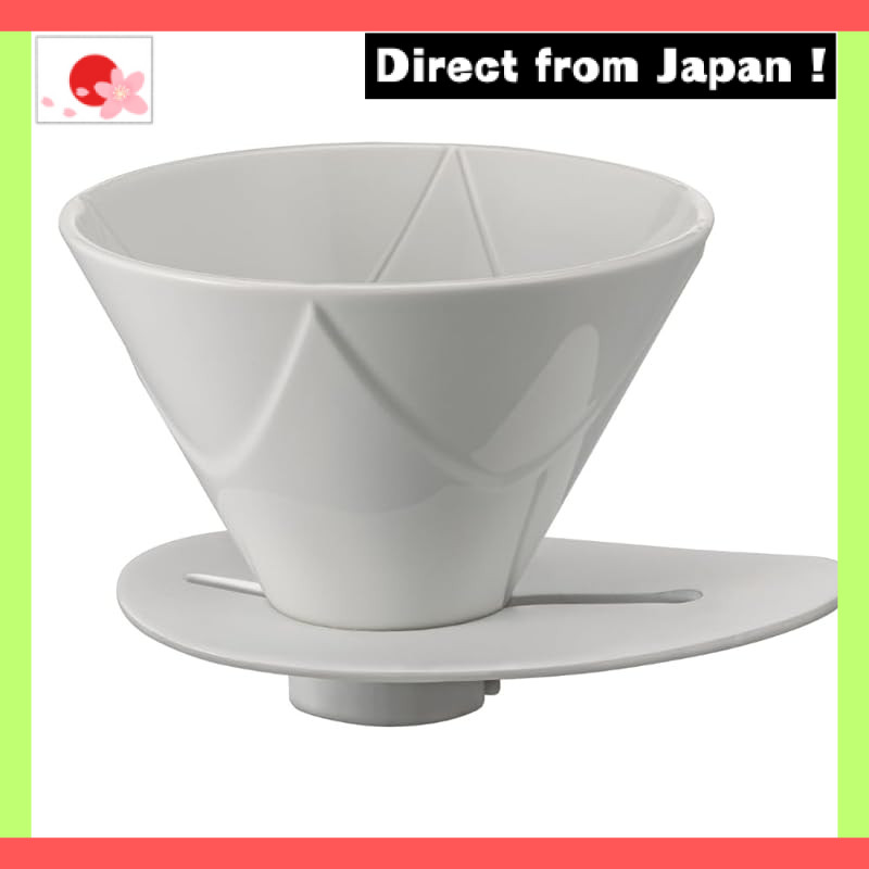 HARIO V60 One-Time Brew Dripper MUGEN Coffee Dripper for 1-2 cups White Porcelain Made in Japan VDMU