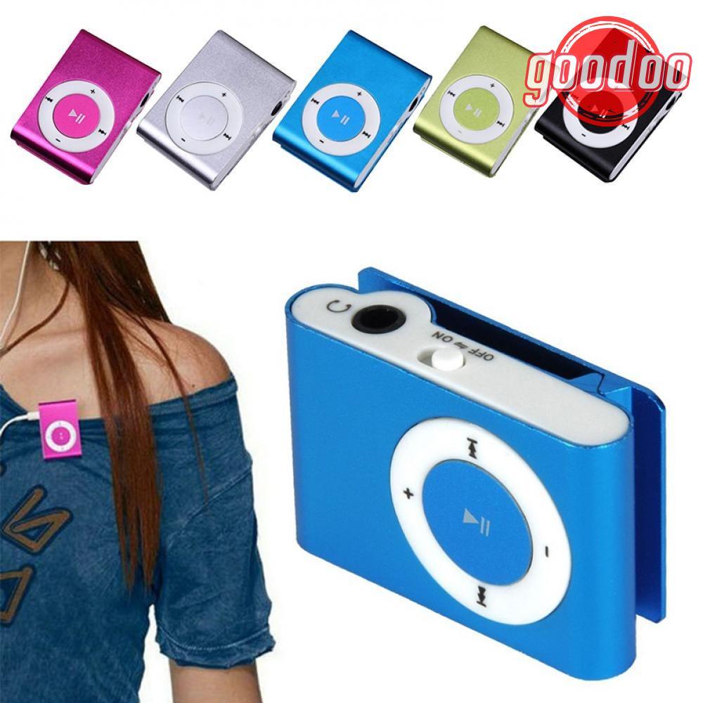 Máy nghe nhạc MP3 GOODOO, Máy nghe nhạc MP3 USB di động, Mini thiết kế thời trang, hỗ trợ thẻ TF, kẹ