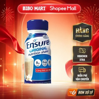 Combo 6 Chai Sữa Nước Ensure Abbott Vani 237ml Hỗ Trợ Cải Thiện Tình Trạng Dinh Dưỡng - Bibo Mart