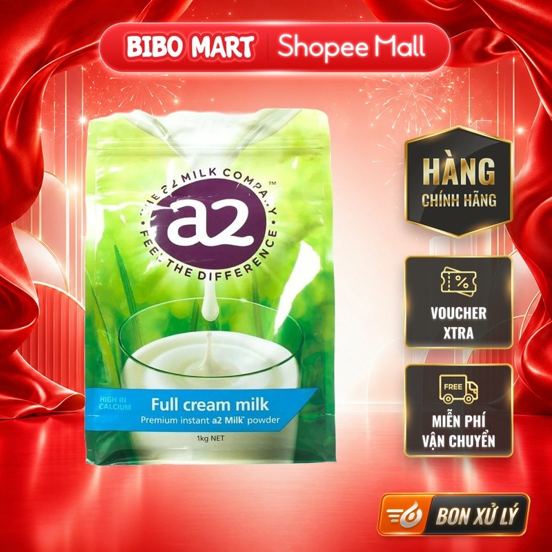 [MALL] Sữa A2 Úc nguyên kem dạng bột 1kg (1Y+) - BM001