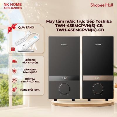 [KOL/KOC] Máy tắm nước nóng trực tiếp Toshiba TWH-45EMCPVN(S)-CB / TWH-45EMCPVN(K)-CB - Bảo hành chính hãng 24 tháng