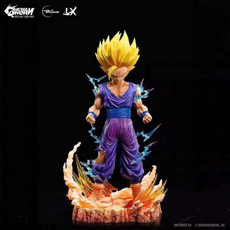 Dragon Ball Hình Siêu Hai Gohan Super Saiyan GK Son Gohan Anime Đứng Chiến Đấu Mô Hình Cảnh Trang Tr