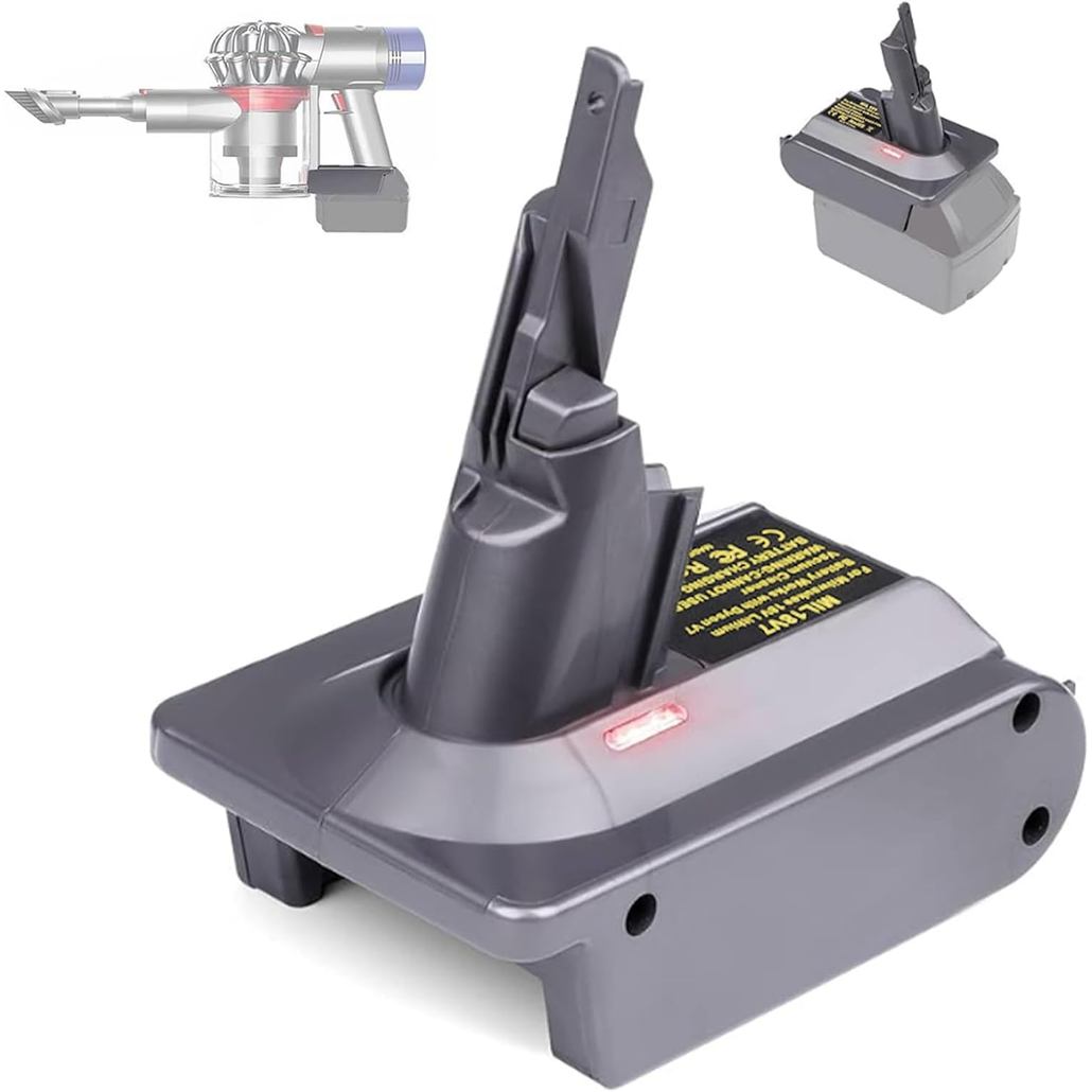 XLX cho Dyson V7 V8 Pin Adapter Cho Milwaukee M18 18V Chuyển Đổi Cho Dyson V8 Animal Fluffy Motorhea