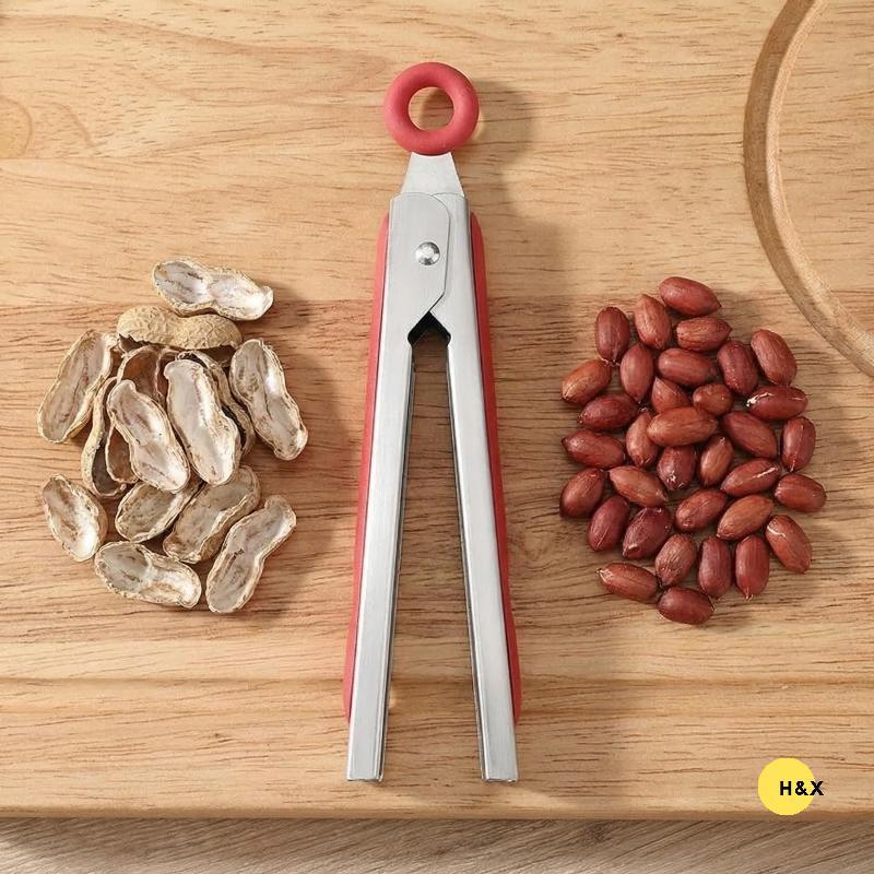 Kìm Nutcraer bằng thép không gỉ H & X cho Pecans, Hạnh nhân & Hạt Brazil