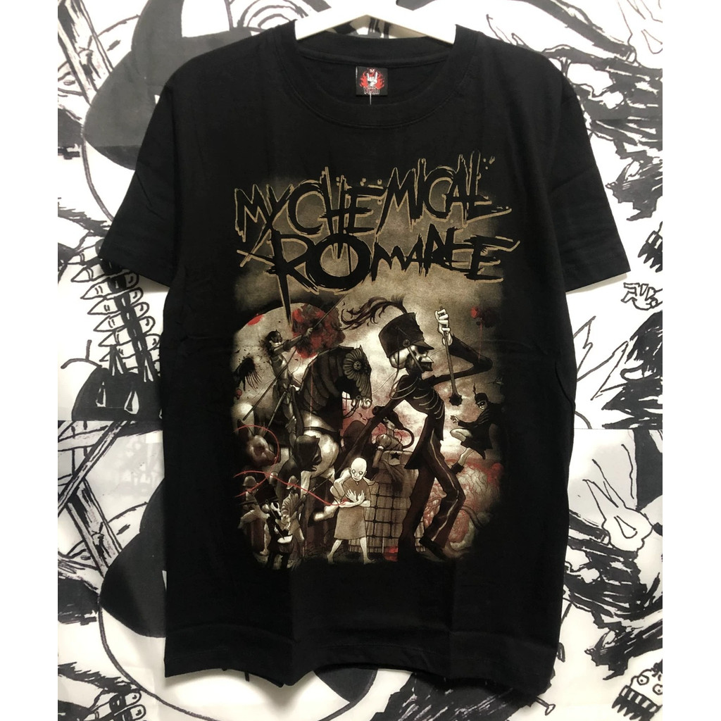 2026 Phong Cách Mới My Chemical Romance My Chemical Romance Ban Nhạc Cotton Nguyên Chất Áo Thun In H