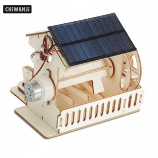 Bánh xe nước vỏ gạo Học thực hành Mô hình bánh xe nước DIY Bộ dụng cụ giáo dục lịch sử cho lớp học
