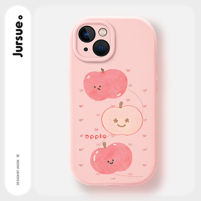 JURSUE Ốp lưng dễ thương đẹp hoạt hình độc lạ ngộ nghĩnh nữ chống sốc chống bẩn mềm cho iPhone 17 Air 16 15 14 13 12 11 PRO MAX SE 2020 X XR XS ip 8 7 Plus kute MZ5070651