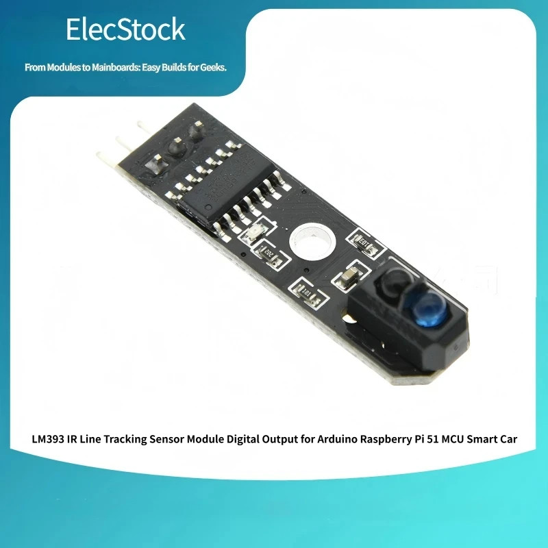 Mô-đun cảm biến theo dõi dòng IR LM393 Đầu ra kỹ thuật số cho xe thông minh Arduino Raspberry Pi 51 
