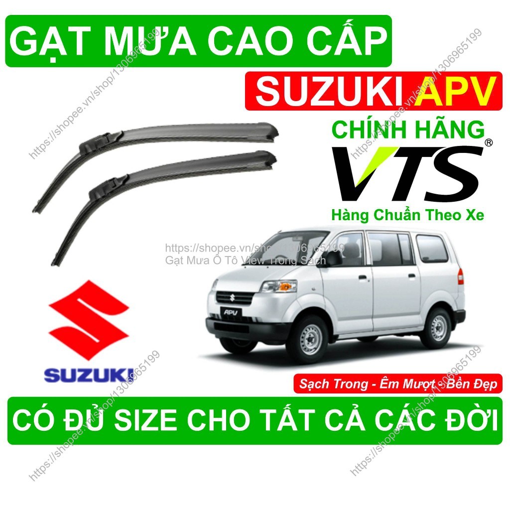 Gạt Mưa Kính Lái Suzuki APV, Cặp Gạt Mưa Kính Lái Cho Các Dòng Xe Suzuki APV, Có Đủ Size Cho Các Đời