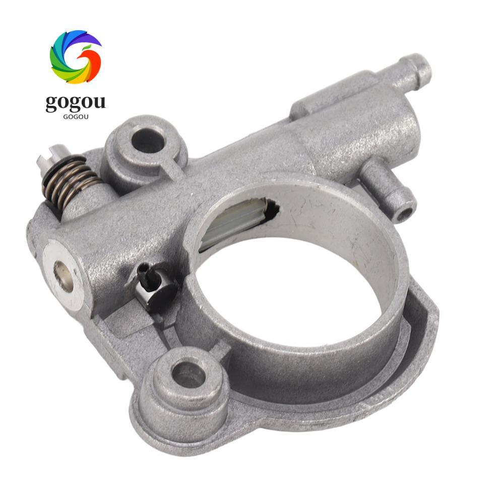 Máy bơm dầu cưa xích GOGOU, Dễ dàng lắp đặt Bộ lọc dầu tự động bằng bạc, Máy bơm dầu cưa xích nhỏ gọ